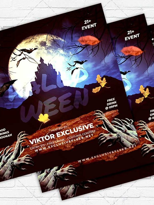 Halloween Revel - Flyer PSD Template