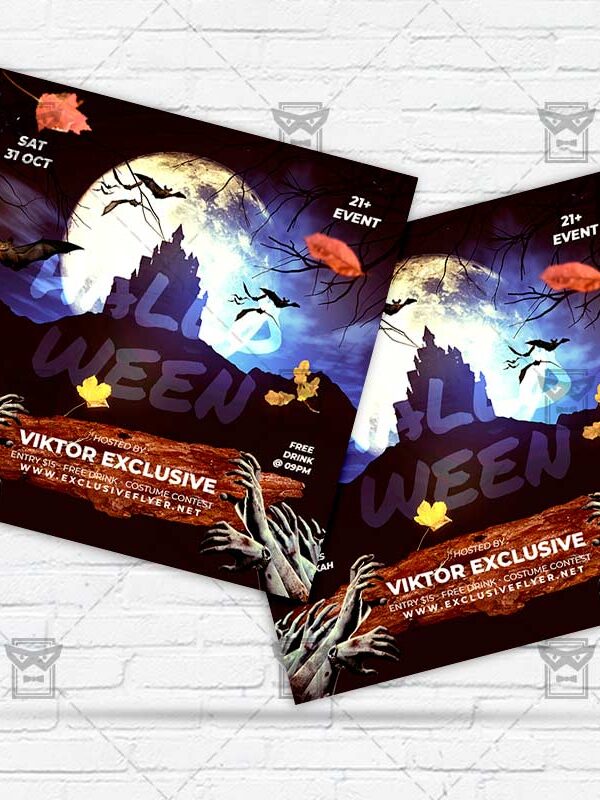 Halloween Revel - Flyer PSD Template