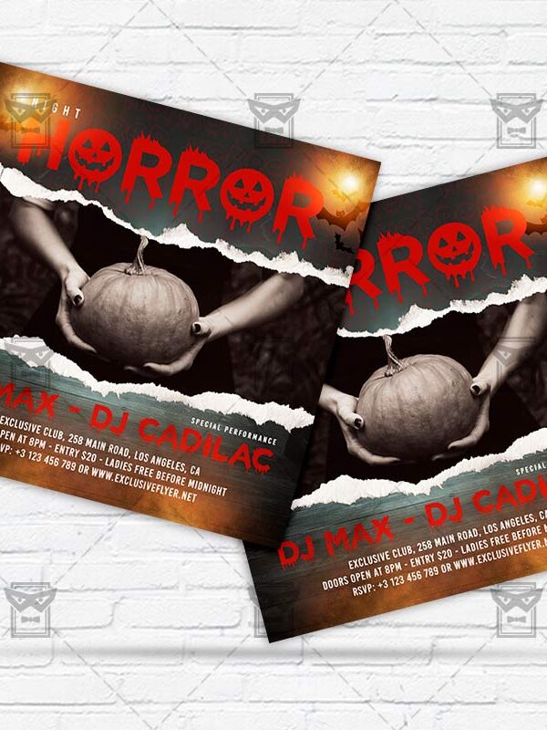 Horror Night - Flyer PSD Template