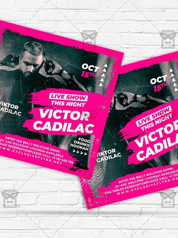 Live Dj Show - Flyer PSD Template