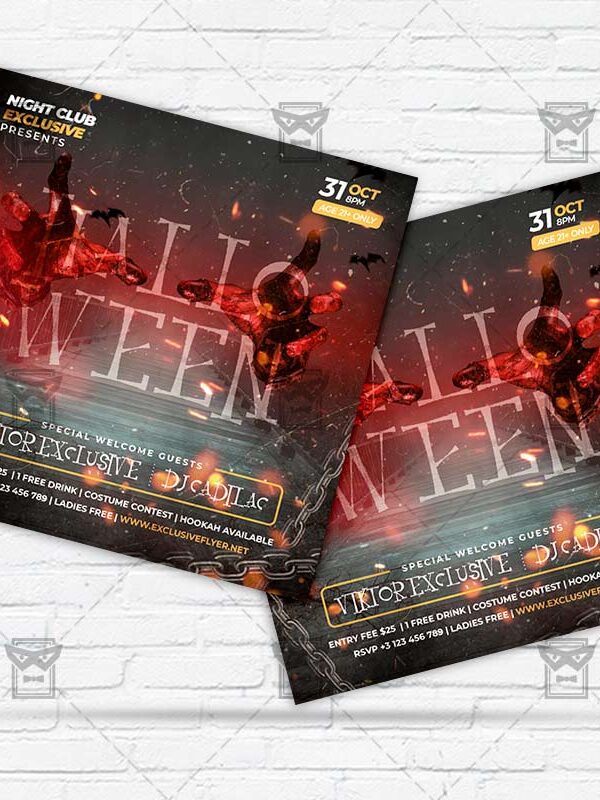 Night Fear - Flyer PSD Template