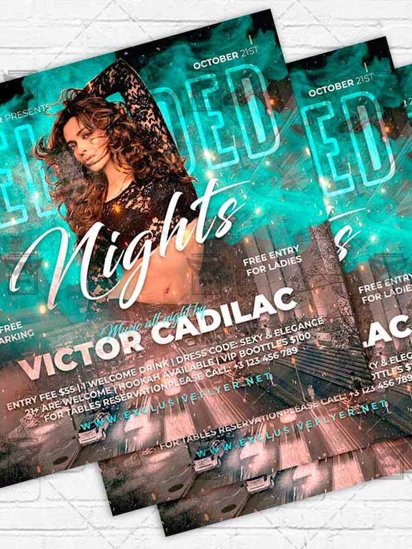 Reloaded Nights - Flyer PSD Template
