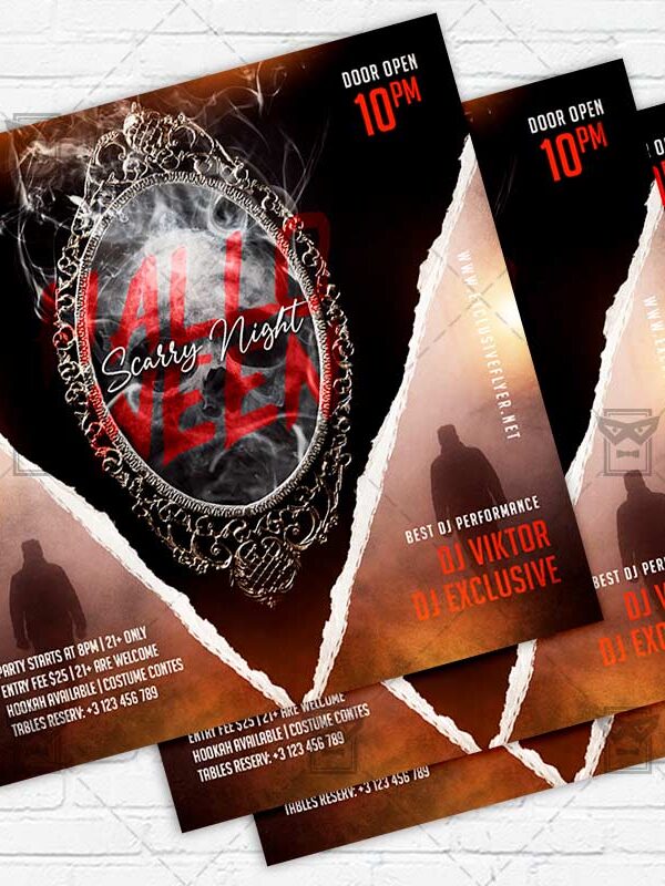 Scarry Night - Flyer PSD Template