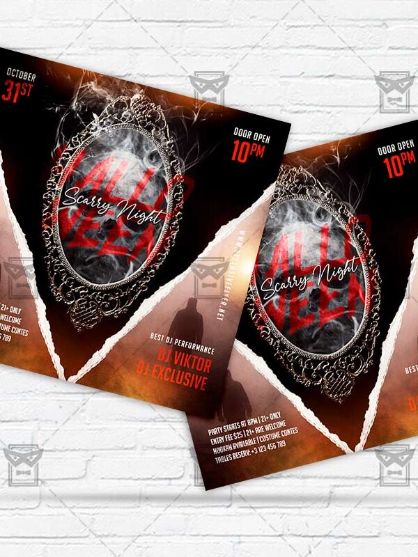 Scarry Night - Flyer PSD Template