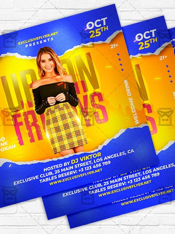 Urban Fridays - Flyer PSD Template
