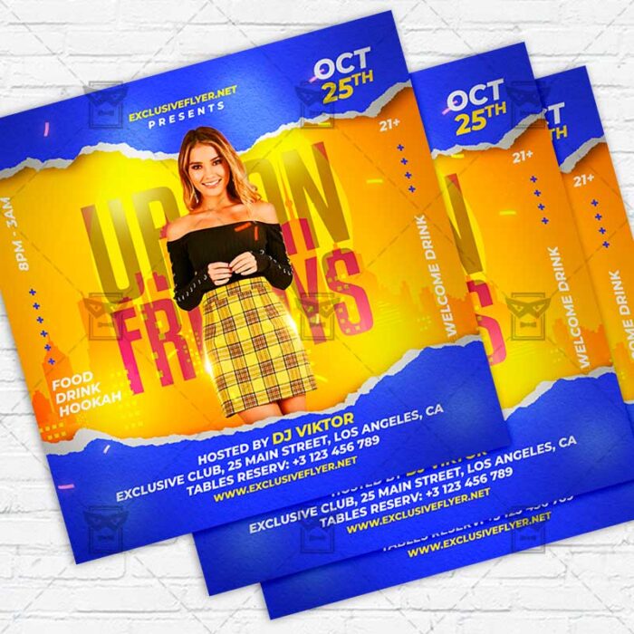 Urban Fridays - Flyer PSD Template