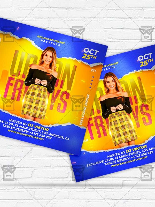 Urban Fridays - Flyer PSD Template