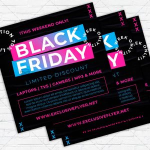 Black Friday - Flyer PSD Template | ExclusiveFlyer