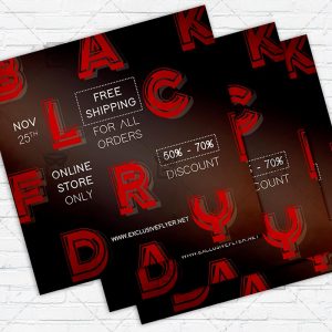 Black Friday - Flyer PSD Template | ExclusiveFlyer