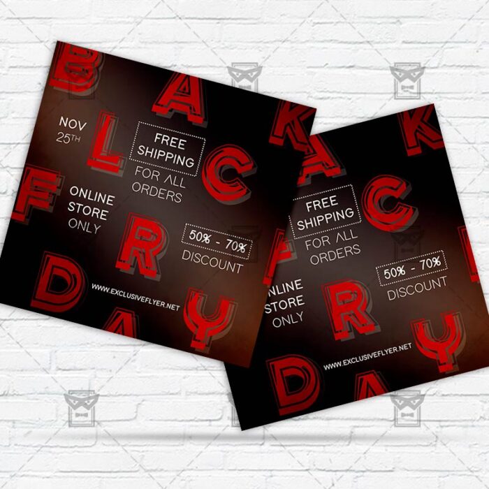 Black Friday - Flyer PSD Template | ExclusiveFlyer