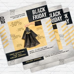 Black Friday Sale - Flyer PSD Template | ExclusiveFlyer