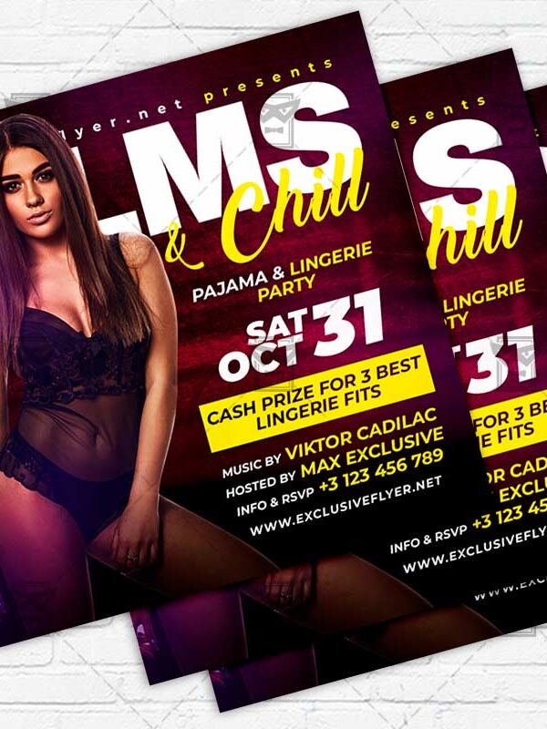 Films and Chill - Flyer PSD Template | ExclusiveFlyer