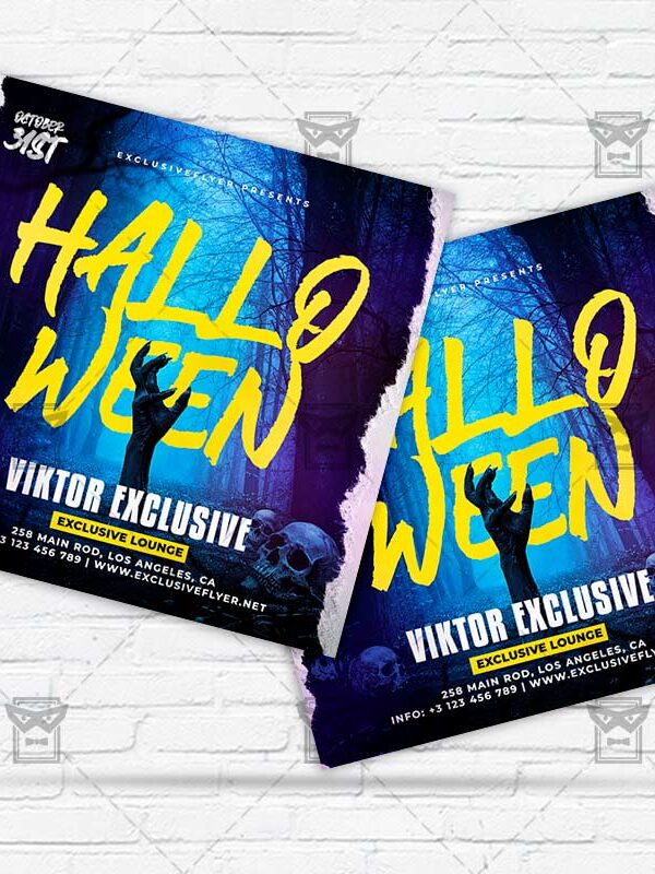 Halloween Mega Bash - Flyer PSD Template | ExclusiveFlyer