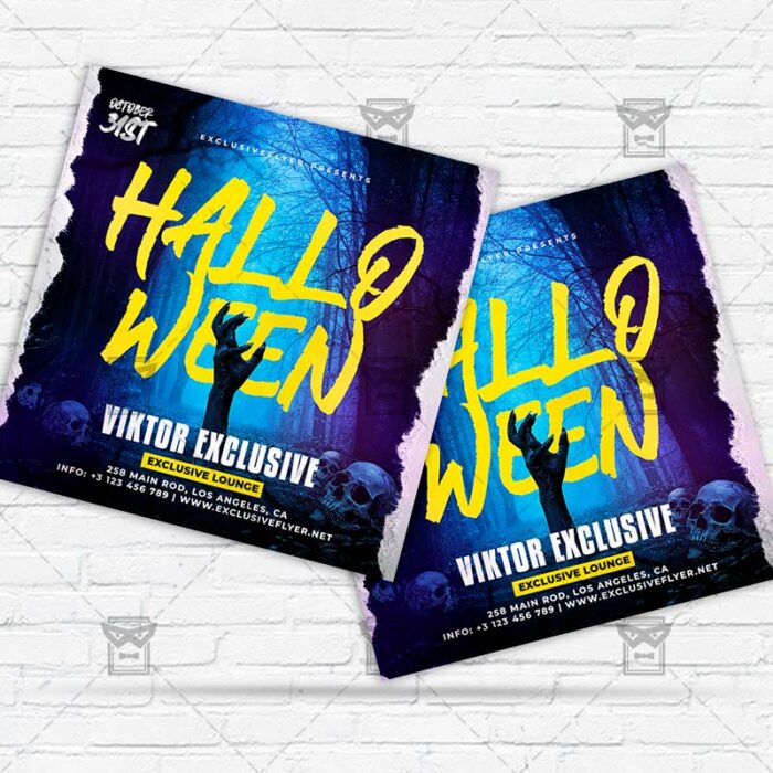 Halloween Mega Bash - Flyer PSD Template | ExclusiveFlyer