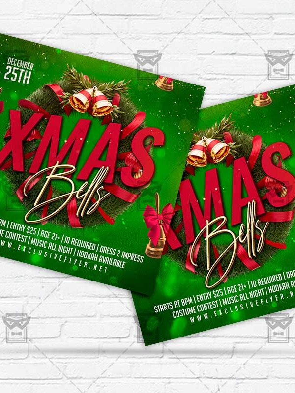 Christmas Bells - Flyer PSD Template | ExclusiveFlyer