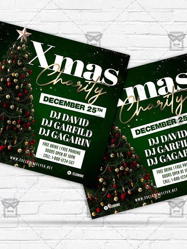 Christmas Charity - Flyer PSD Template | ExclusiveFlyer