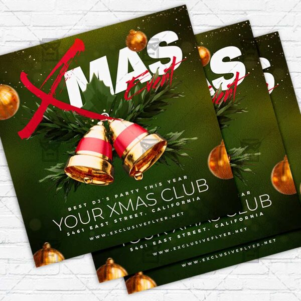 Christmas Event - Flyer PSD Template | ExclusiveFlyer