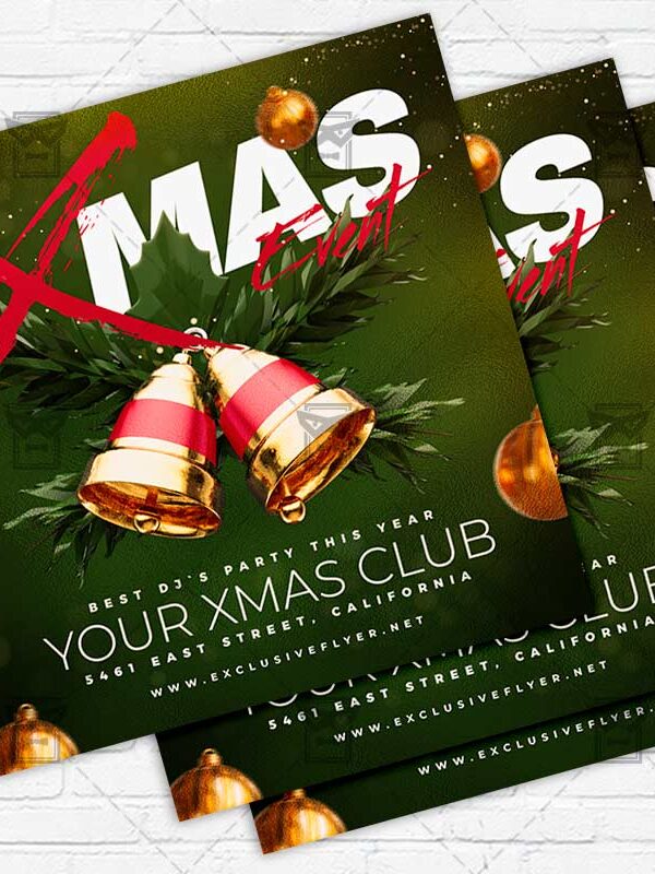 Christmas Event - Flyer PSD Template | ExclusiveFlyer