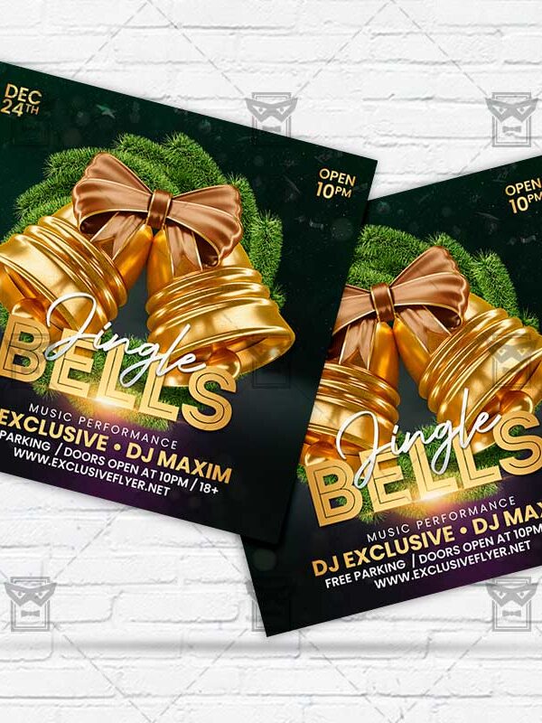 Jingle Bells - Flyer PSD Template | ExclusiveFlyer