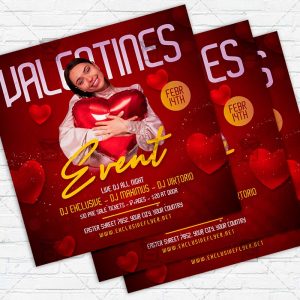 Valentines Day - Flyer PSD Template | ExclusiveFlyer