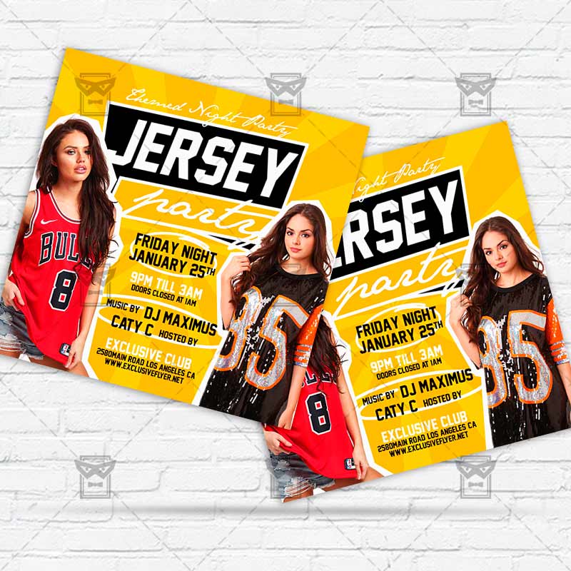 Jersey Party Flyer Images - Free Download on Freepik
