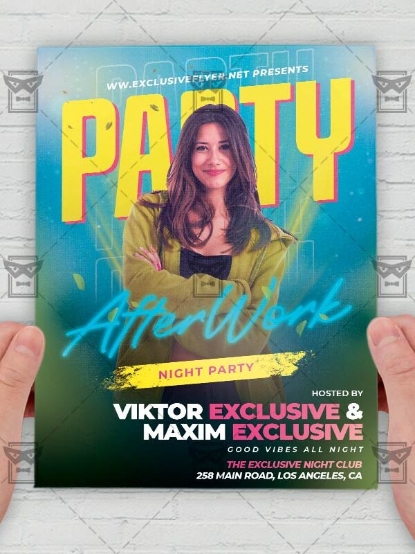 After Work Party - Flyer PSD Template | ExclusiveFlyer