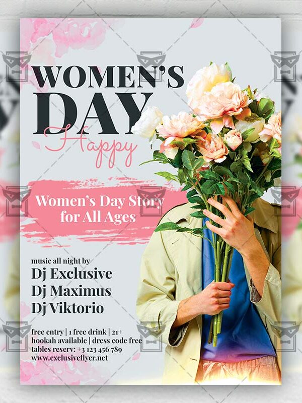Happy Womens Day - Flyer PSD Template | ExclusiveFlyer