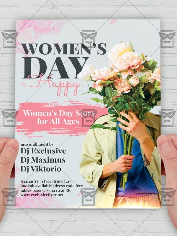Happy Womens Day - Flyer PSD Template | ExclusiveFlyer