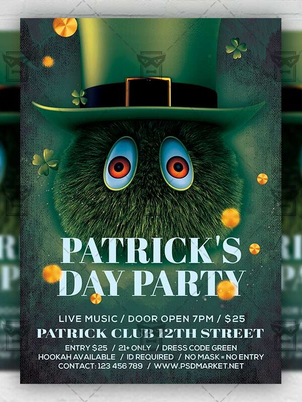 Patricks Day - Flyer PSD Template | ExclusiveFlyer