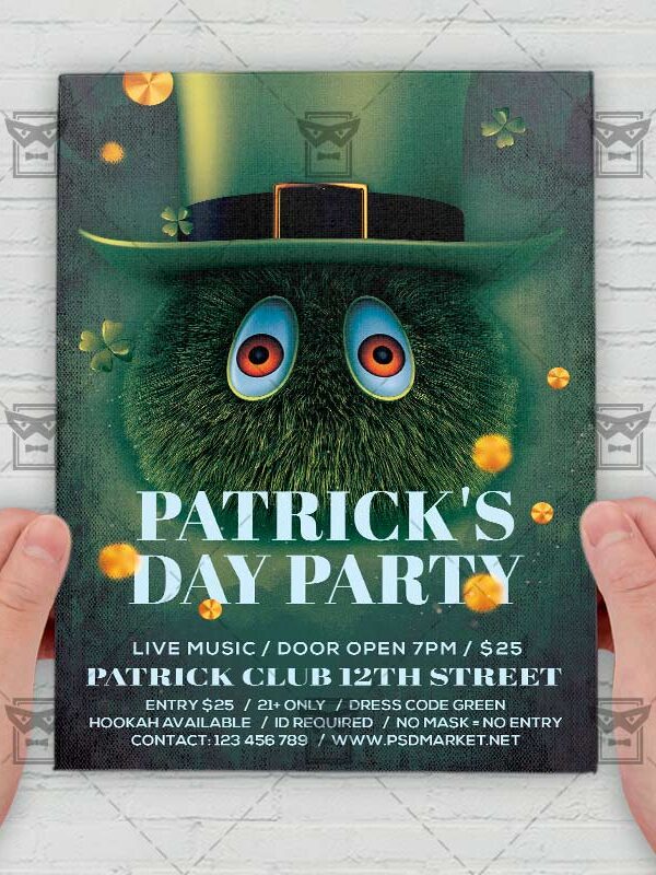 Patricks Day - Flyer PSD Template | ExclusiveFlyer