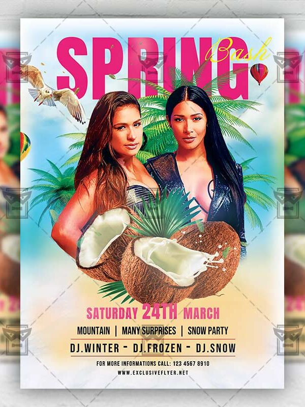 Spring Bash - Flyer PSD Template | ExclusiveFlyer