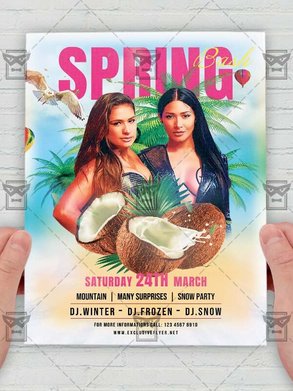 Spring Bash - Flyer PSD Template | ExclusiveFlyer