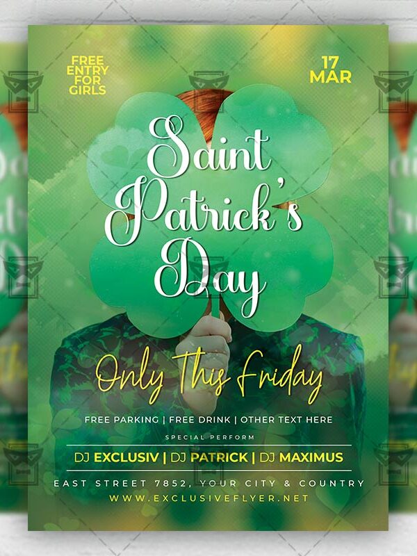 Saint Paddy Day - Flyer PSD Template | ExclusiveFlyer