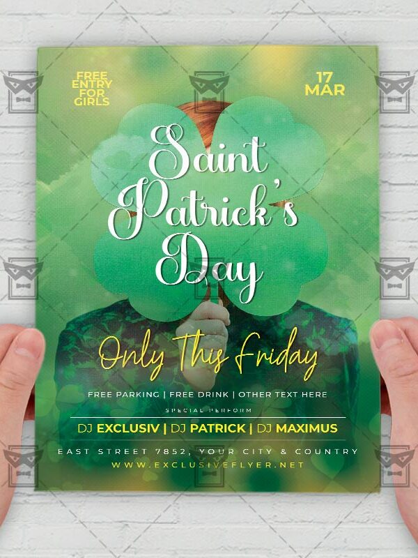 Saint Paddy Day - Flyer PSD Template | ExclusiveFlyer