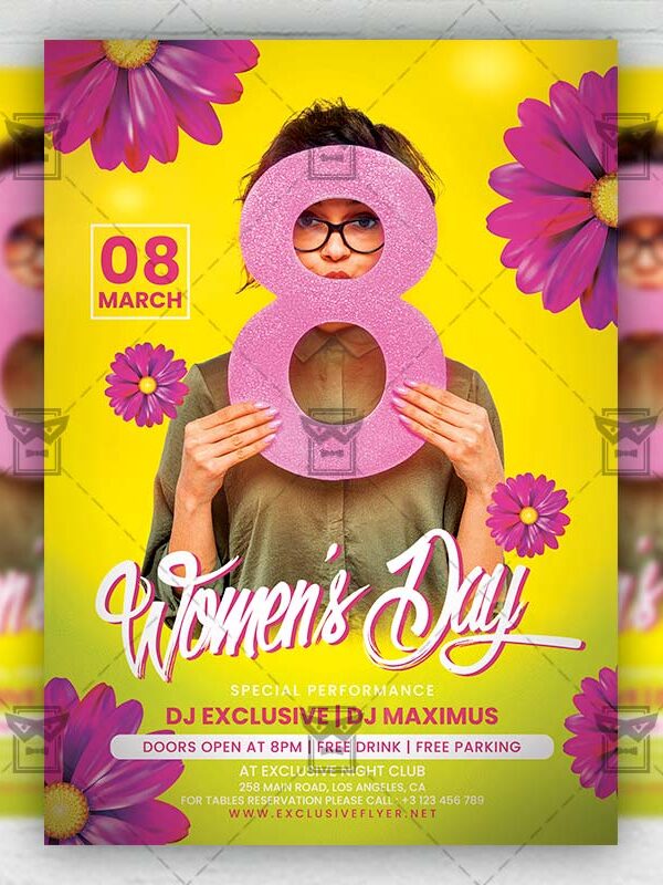 Womens Day Event - Flyer PSD Template | ExclusiveFlyer