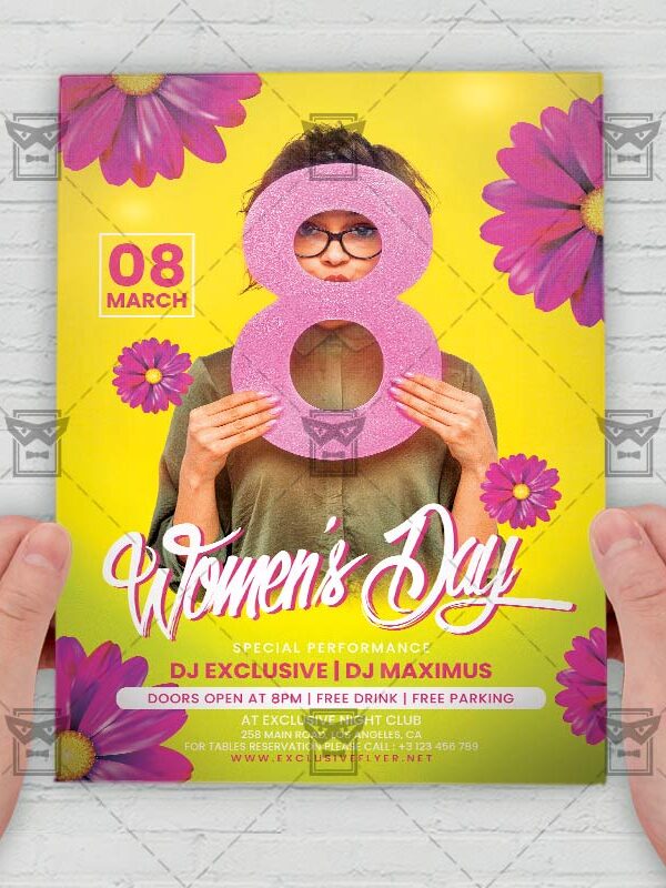 Womens Day Event - Flyer PSD Template | ExclusiveFlyer