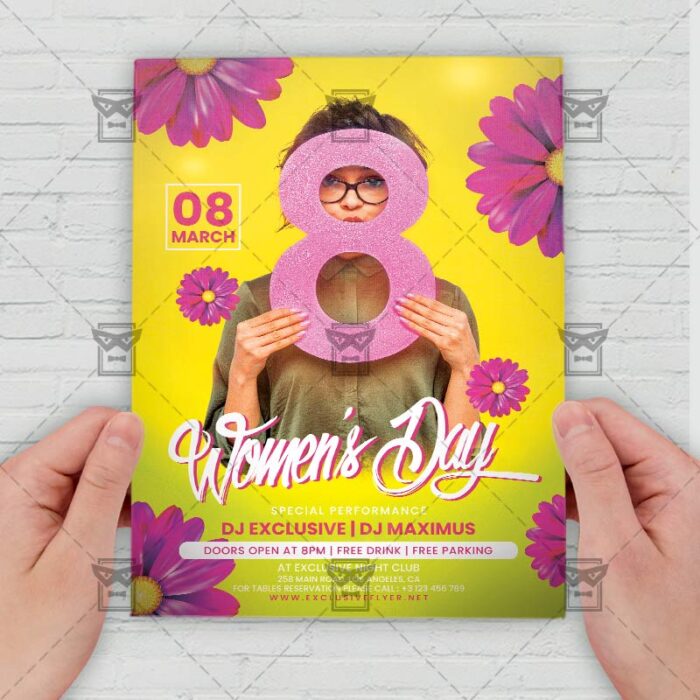 Womens Day Event - Flyer PSD Template | ExclusiveFlyer