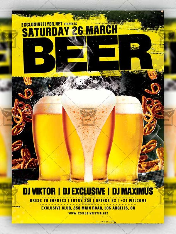 Beer Battle - Flyer PSD Template | ExclusiveFlyer