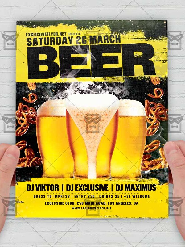Beer Battle - Flyer PSD Template | ExclusiveFlyer
