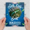 Eath Day Event - Flyer PSD Template | ExclusiveFlyer