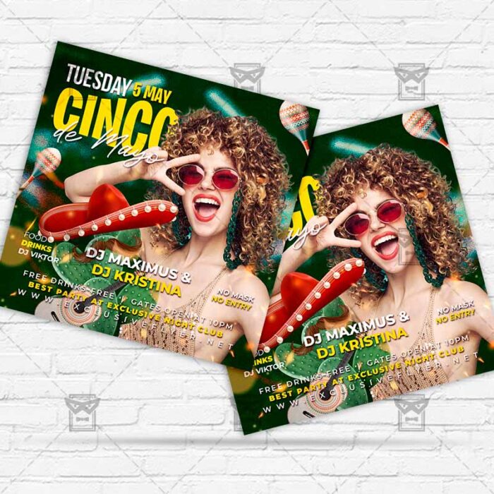 Cinco de Mayo - Flyer PSD Template | ExclusiveFlyer