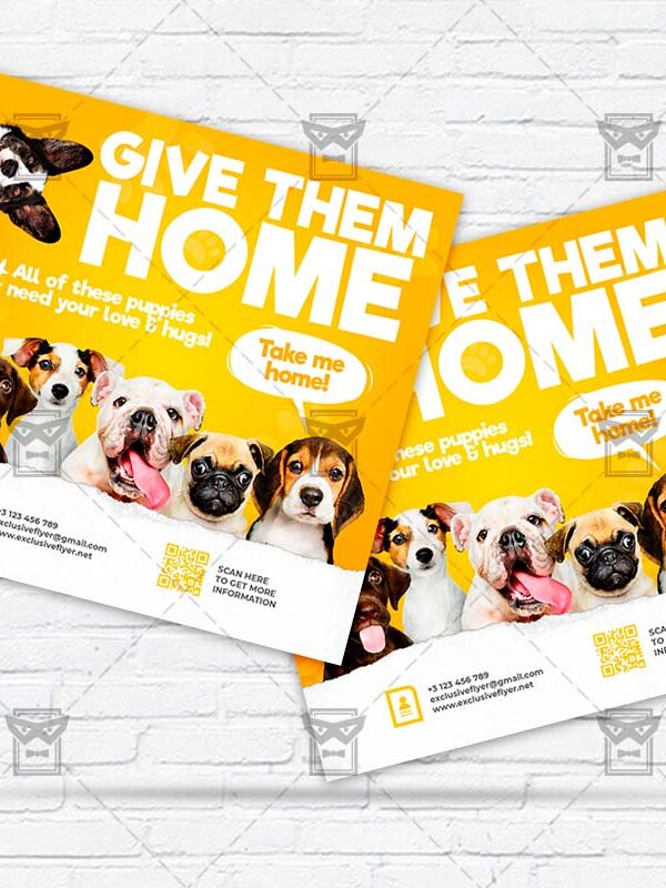 Adopt the Dog - Flyer PSD Template | ExclusiveFlyer