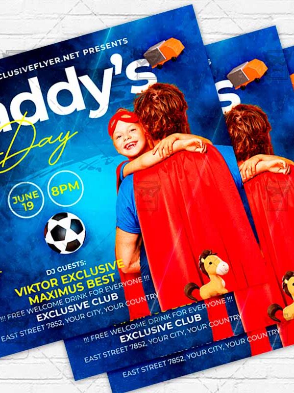 Daddy's Day - Flyer PSD Template | ExclusiveFlyer