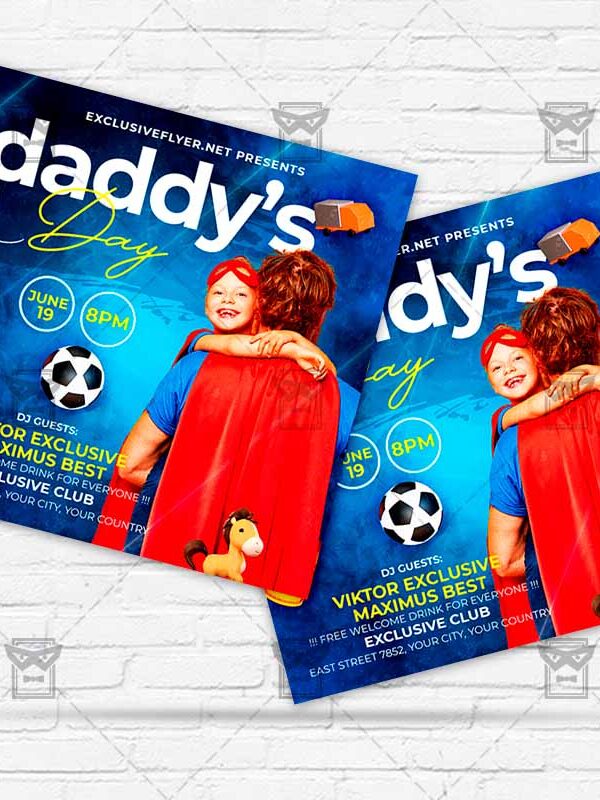 Daddy's Day - Flyer PSD Template | ExclusiveFlyer