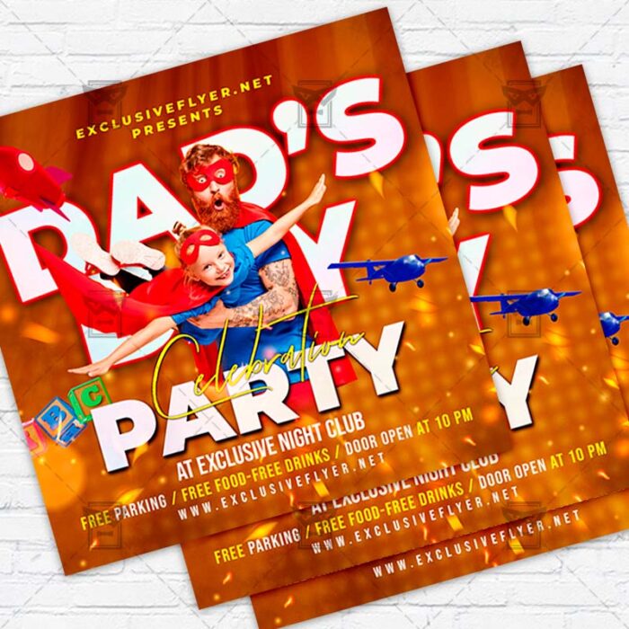 Fathers Day - Flyer PSD Template | ExclusiveFlyer