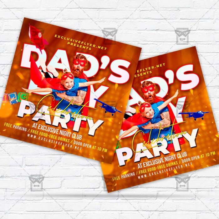 Fathers Day - Flyer PSD Template | ExclusiveFlyer