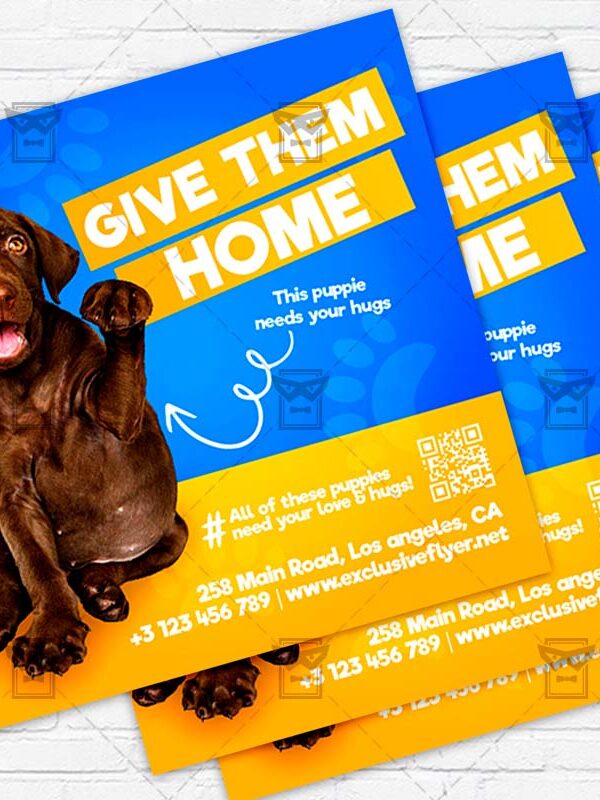 Give Them Home - Flyer PSD Template | ExclusiveFlyer