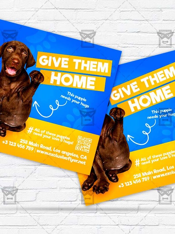 Give Them Home - Flyer PSD Template | ExclusiveFlyer