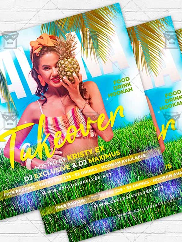 Havana Takeover - Flyer PSD Template | ExclusiveFlyer