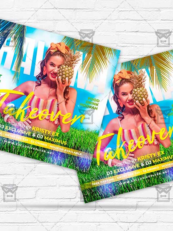 Havana Takeover - Flyer PSD Template | ExclusiveFlyer